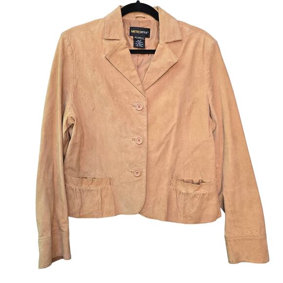 Metrostyle Tan Women's Blazer - Picture 1 of 13